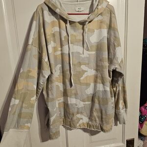 Aerie Muted Camo Sodt Cotton Hoodie